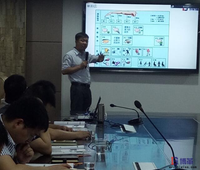 精益生產實戰課堂熱情的授課周老師 精益生產實戰課堂熱情的授課周老師