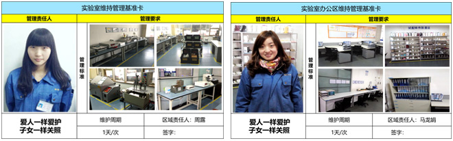 現(xiàn)場5S推進(jìn)維持管理基準(zhǔn)卡 現(xiàn)場5S推進(jìn)維持管理基準(zhǔn)卡